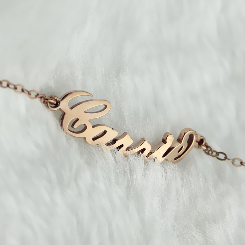 Rose Gold Plated Silver Bracelet